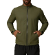Men's Olive Green Zip-Front Track Jacket